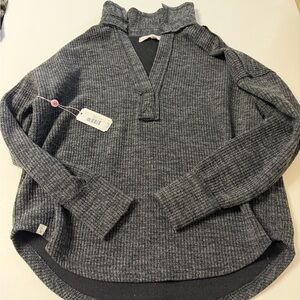 Simply Southern Charcoal Knit Sweater nwt medium